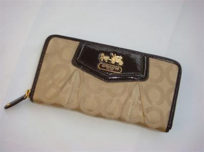 discounted Coach Wallets - 43259 coffee/apricot